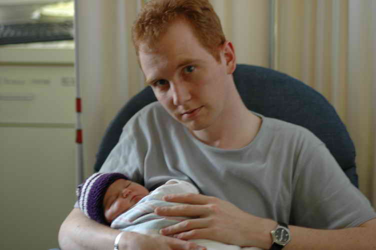 With dady - Click to enlarge