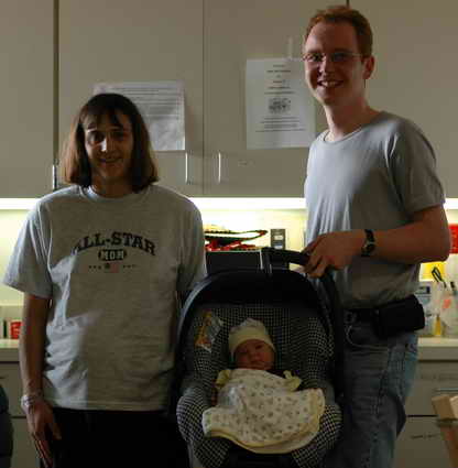 Leaving hospital - Click to enlarge